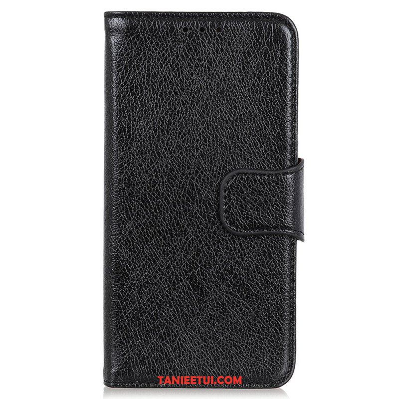 Etui Folio do Xiaomi Redmi Note 12 4G Dwoina Skóry Nappa