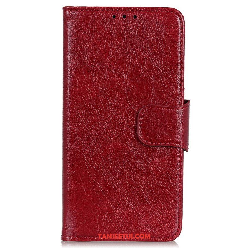 Etui Folio do Xiaomi Redmi Note 12 4G Dwoina Skóry Nappa