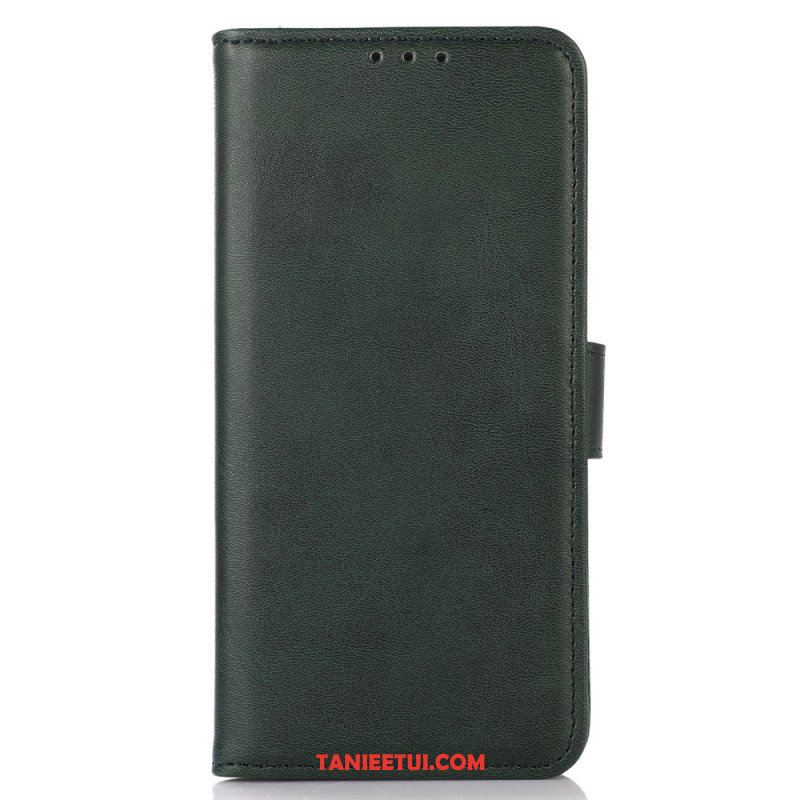 Etui Folio do Xiaomi Redmi Note 12 4G Efekt Skóry