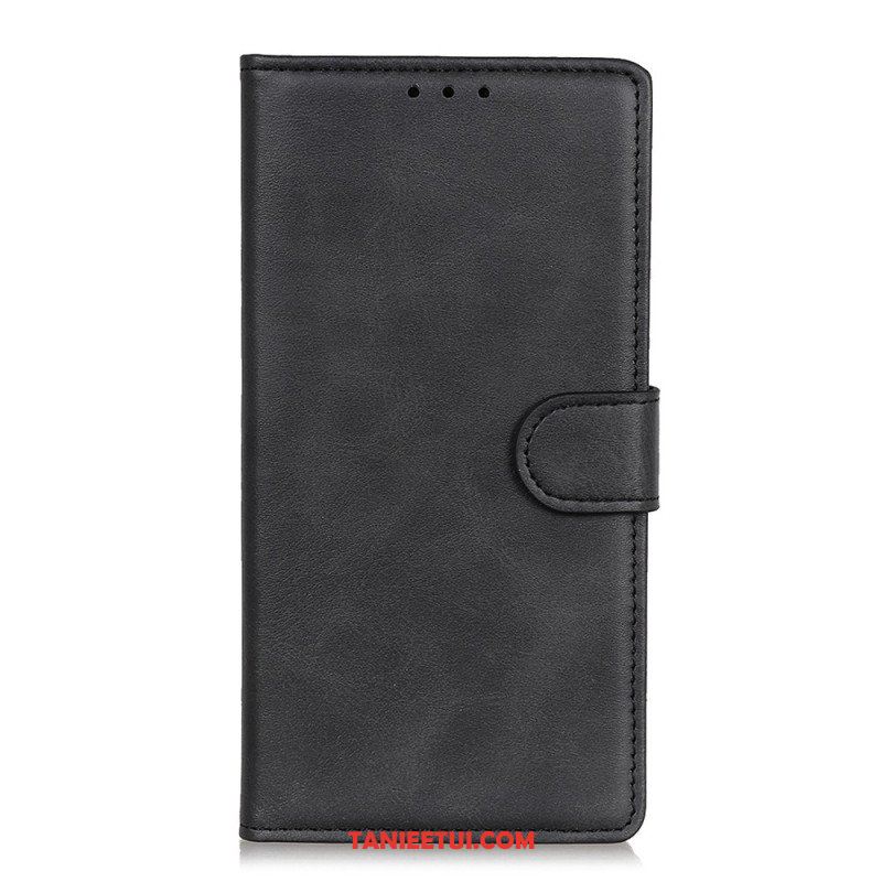 Etui Folio do Xiaomi Redmi Note 12 4G Matowa Sztuczna Skóra