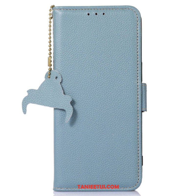 Etui Folio do Xiaomi Redmi Note 12 4G Oryginalna Teksturowana Skóra Rfid