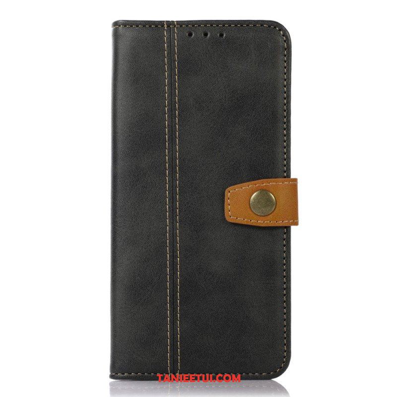 Etui Folio do Xiaomi Redmi Note 12 4G Taśma Tapicerska