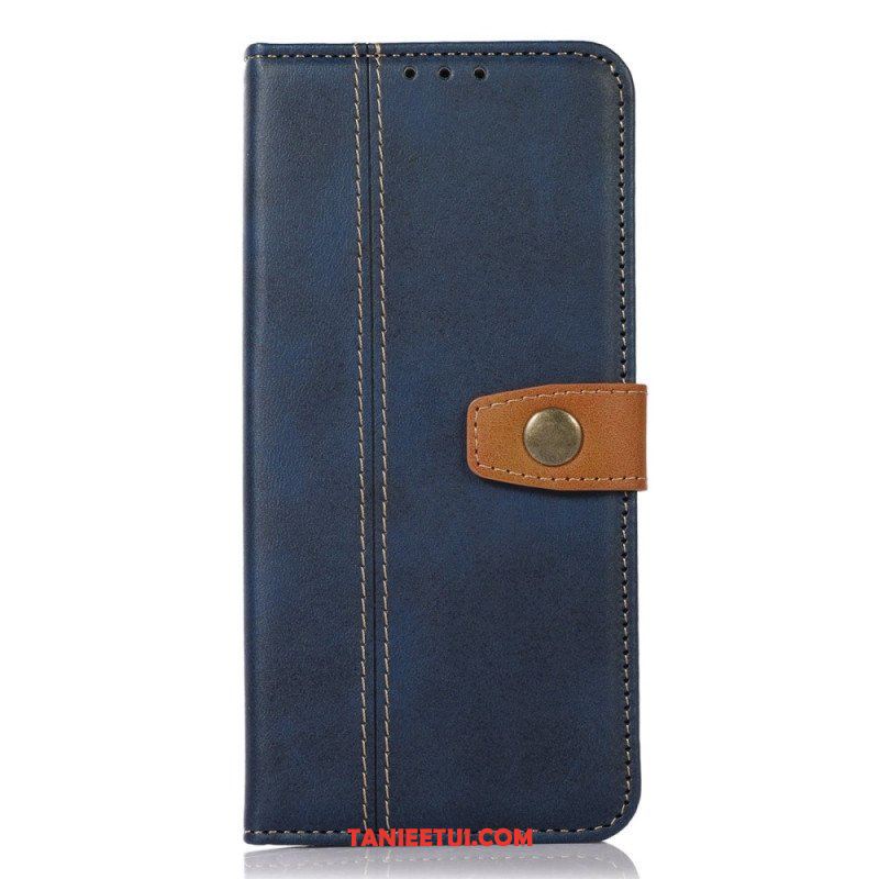 Etui Folio do Xiaomi Redmi Note 12 4G Taśma Tapicerska