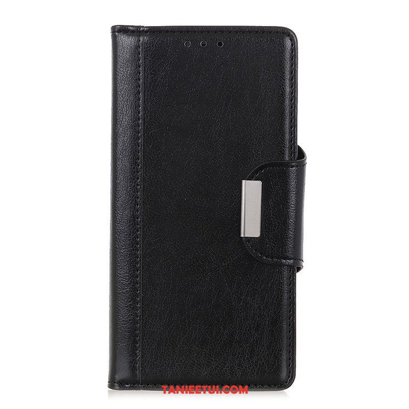 Etui Folio do Xiaomi Redmi Note 12 4G Zapięcie Srebrne