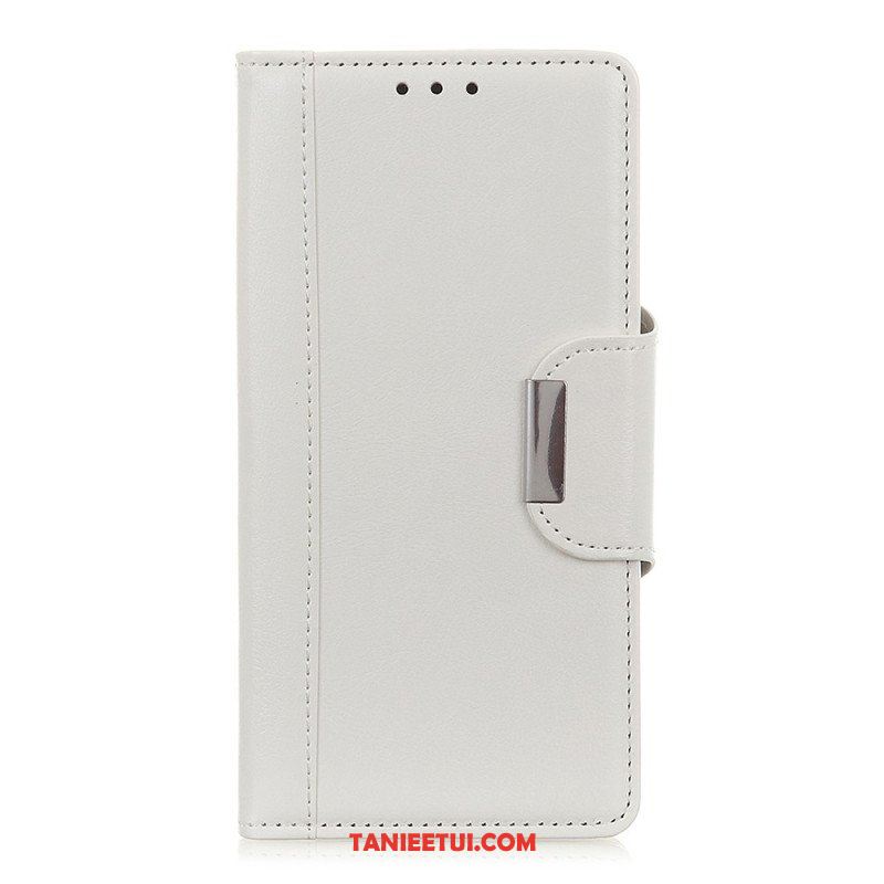 Etui Folio do Xiaomi Redmi Note 12 4G Zapięcie Srebrne