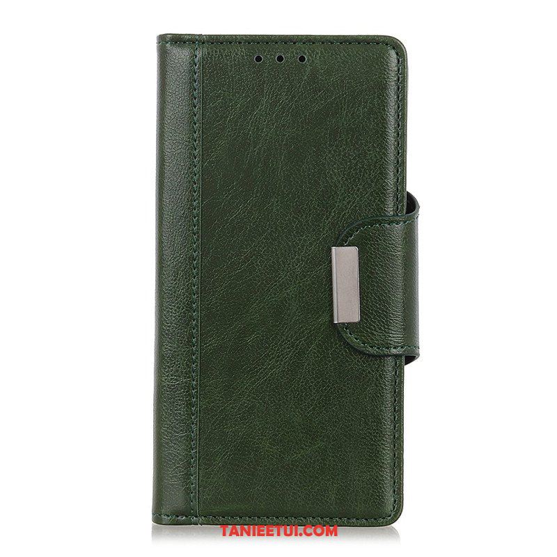 Etui Folio do Xiaomi Redmi Note 12 4G Zapięcie Srebrne