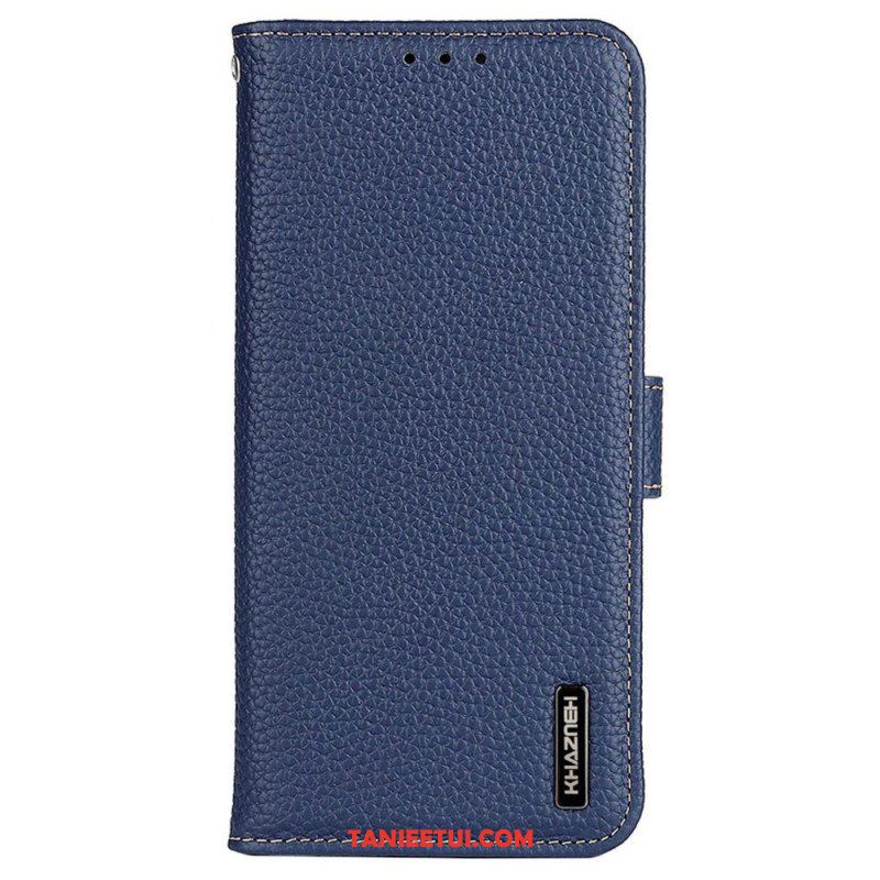 Etui Folio do Xiaomi Redmi Note 12 5G Khazneh Skóra Liczi