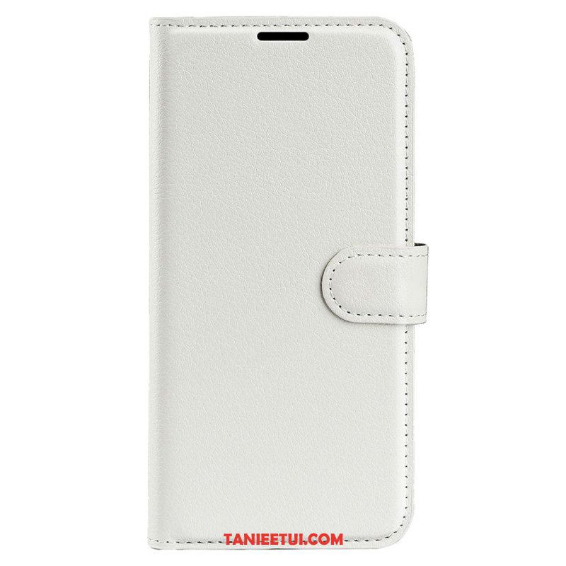 Etui Folio do Xiaomi Redmi Note 12 5G Klasyczny Efekt Skóry Liczi