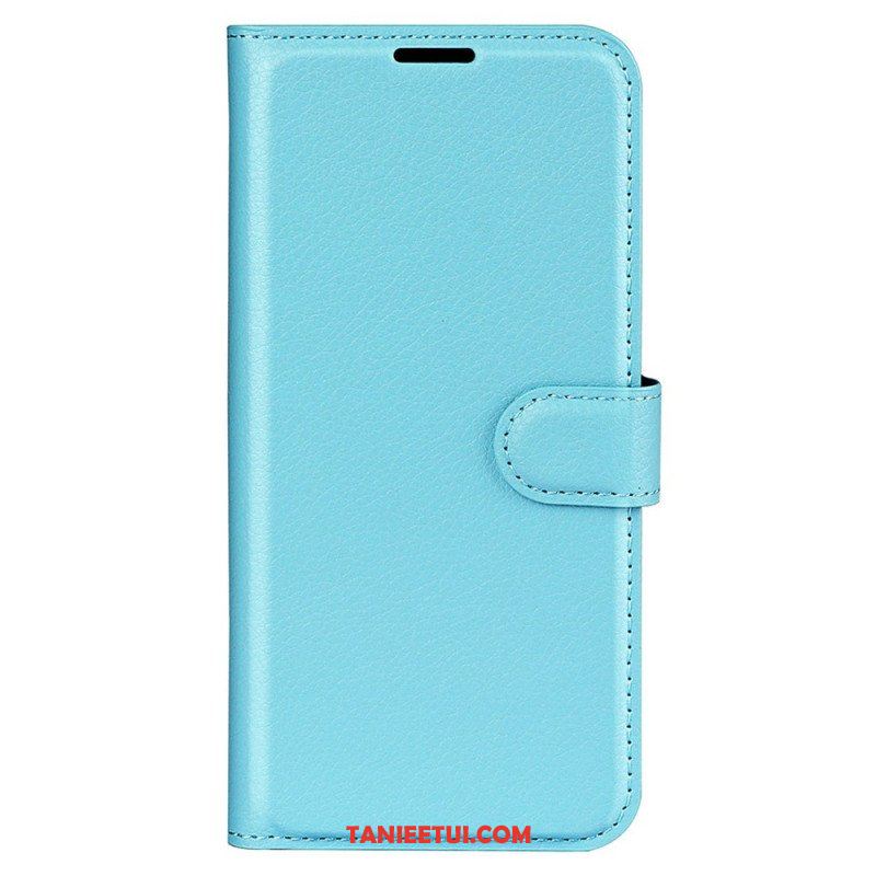 Etui Folio do Xiaomi Redmi Note 12 5G Klasyczny Efekt Skóry Liczi