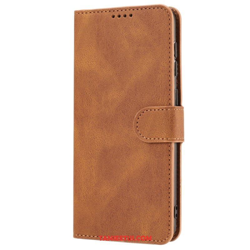 Etui Folio do Xiaomi Redmi Note 12 5G z Łańcuch Paski W Stylu Retro