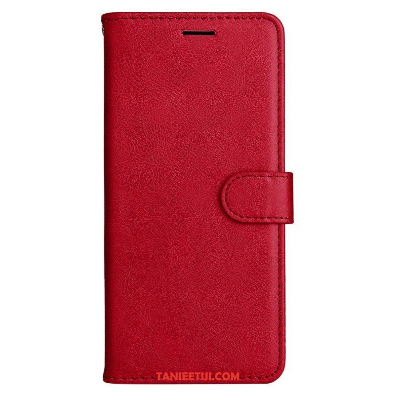 Etui Folio do Xiaomi Redmi Note 12 5G z Łańcuch Zwykły Z Paskiem