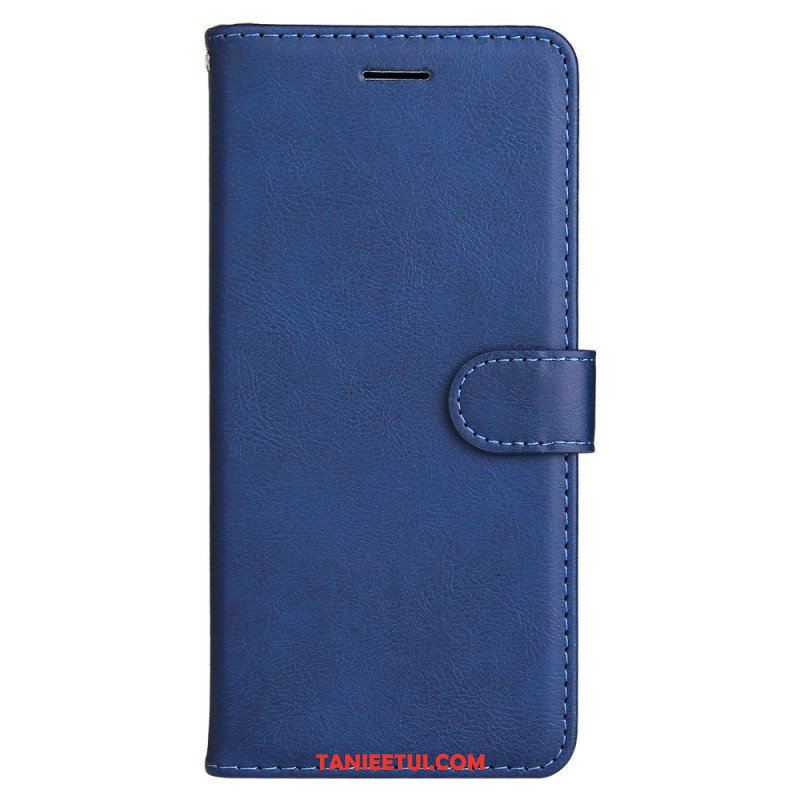 Etui Folio do Xiaomi Redmi Note 12 5G z Łańcuch Zwykły Z Paskiem