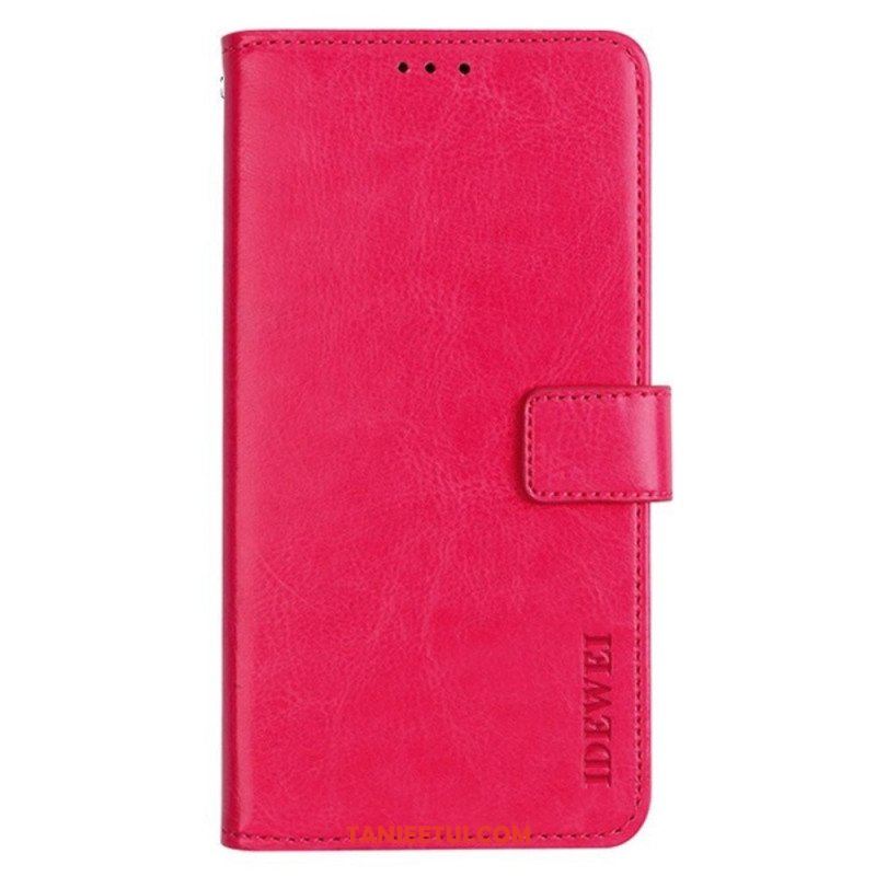 Etui Folio do Xiaomi Redmi Note 12 Pro Imitacja Skóry Idewei