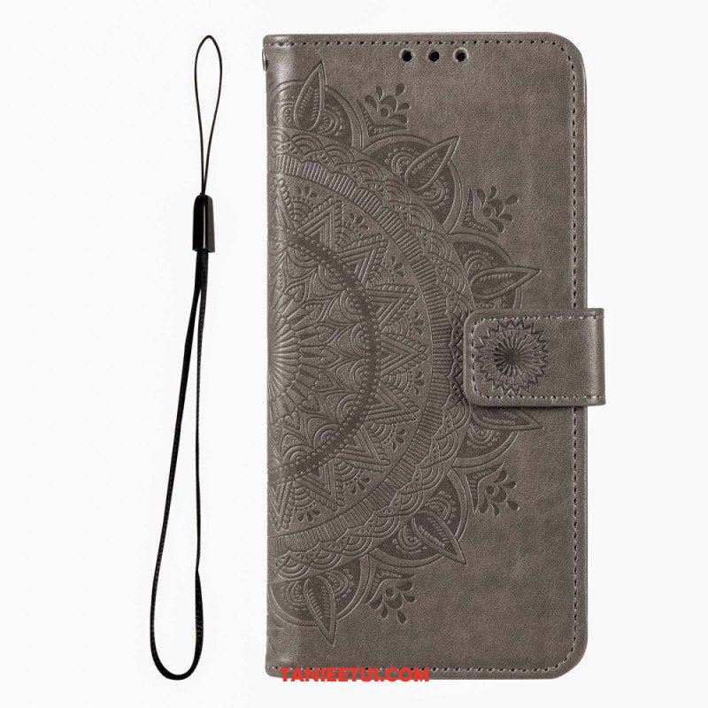 Etui Folio do Xiaomi Redmi Note 12 Pro Mandala Sun Ze Smyczą