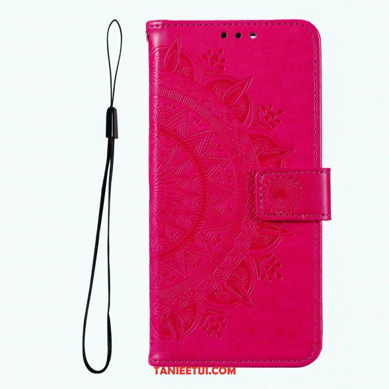 Etui Folio do Xiaomi Redmi Note 12 Pro Mandala Sun Ze Smyczą