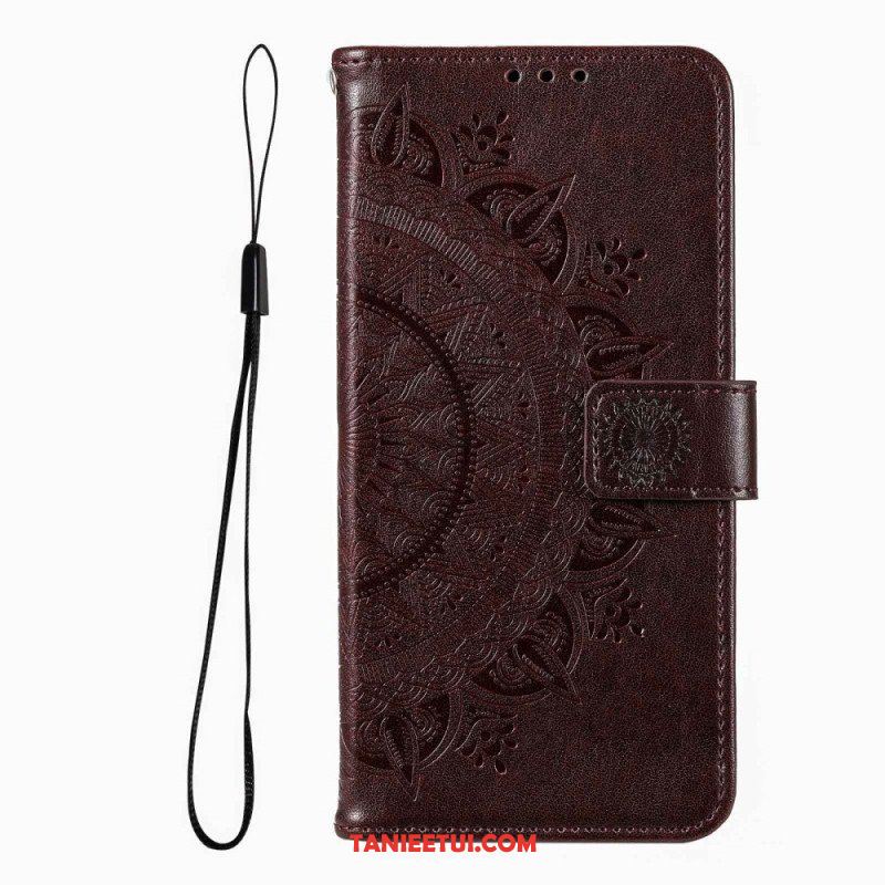 Etui Folio do Xiaomi Redmi Note 12 Pro Mandala Sun Ze Smyczą