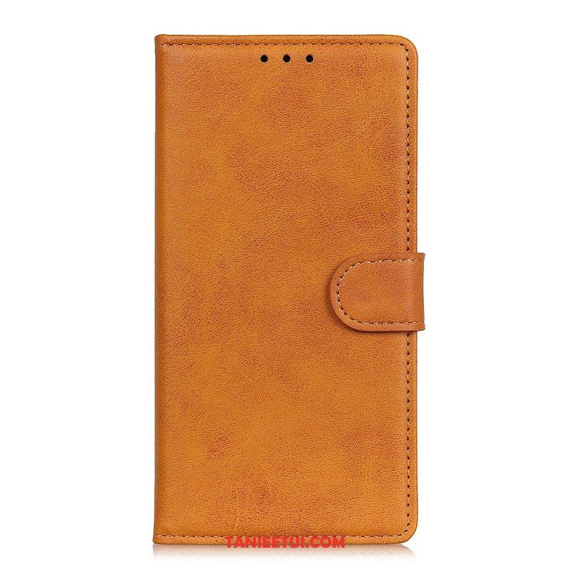 Etui Folio do Xiaomi Redmi Note 12 Pro Plus Matowa Sztuczna Skóra