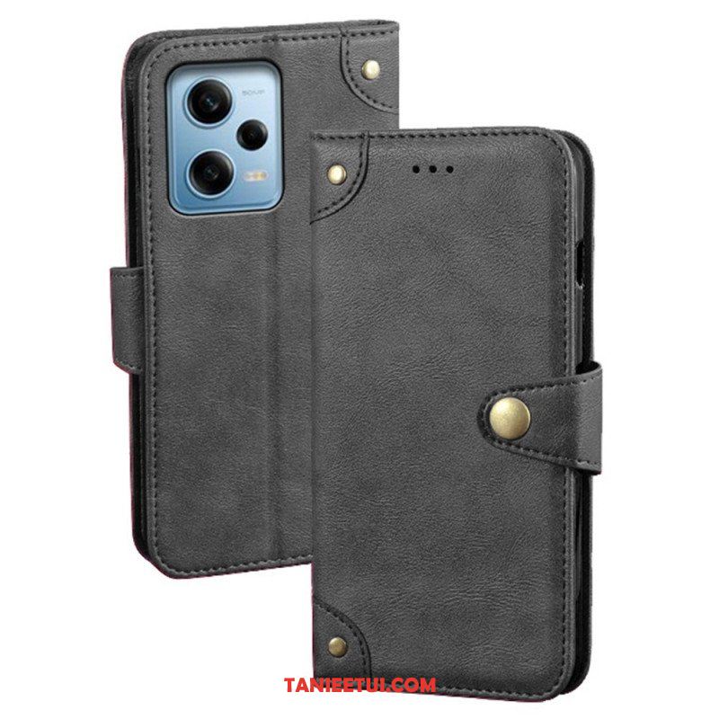 Etui Folio do Xiaomi Redmi Note 12 Pro Przycisk Magnetyczny