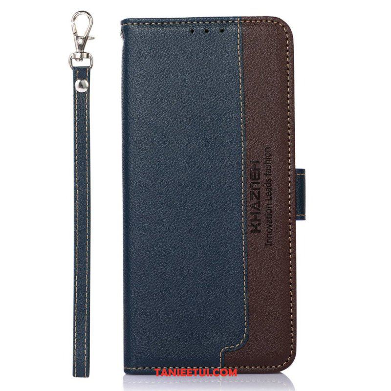 Etui Folio do Xiaomi Redmi Note 12 Pro Rfid Khazneh W Stylu Liczi