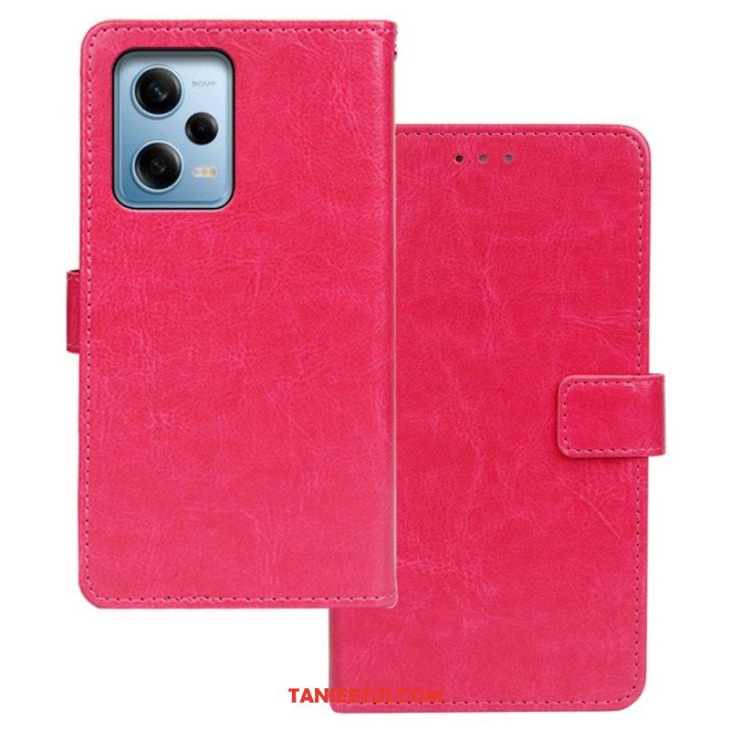 Etui Folio do Xiaomi Redmi Note 12 Pro Skórzany Styl Idewei