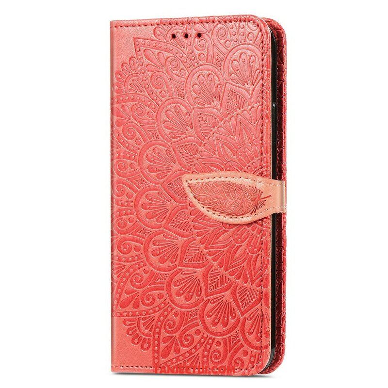 Etui Folio do iPhone 13 Mini Plemienne Liście