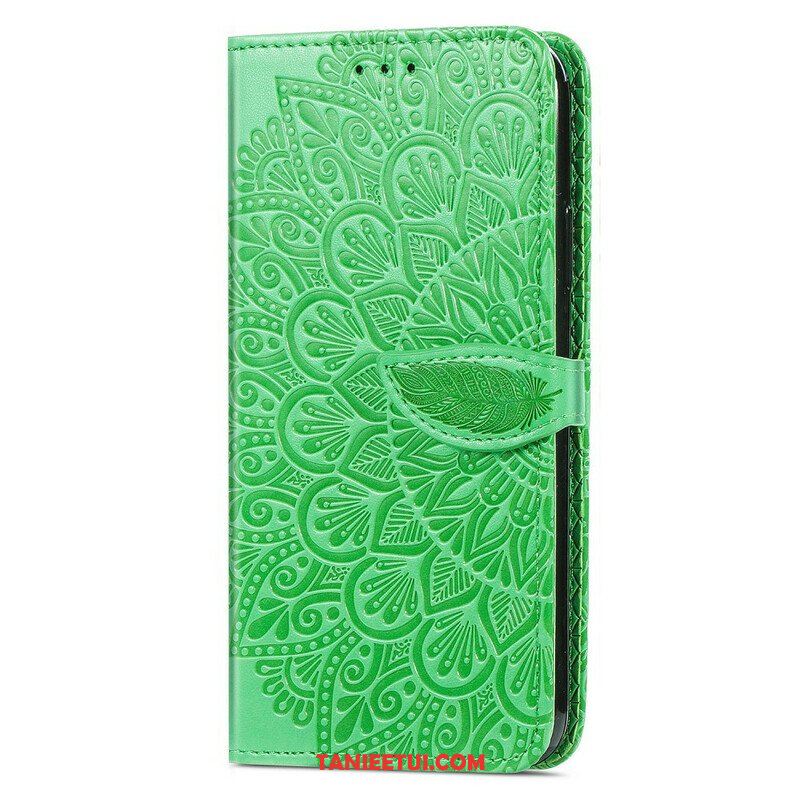 Etui Folio do iPhone 13 Mini Plemienne Liście