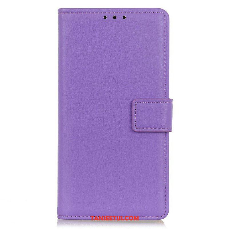 Etui Folio do iPhone 13 Mini Prosty Efekt Skóry