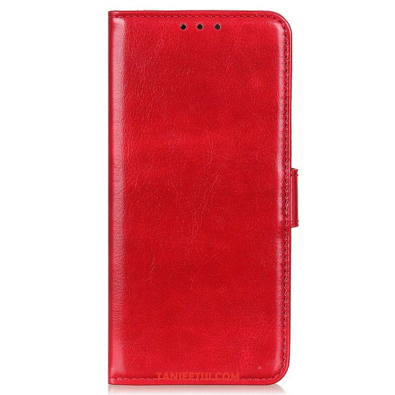 Etui Folio do iPhone 13 Pro Max Finezja Ze Sztucznej Skóry