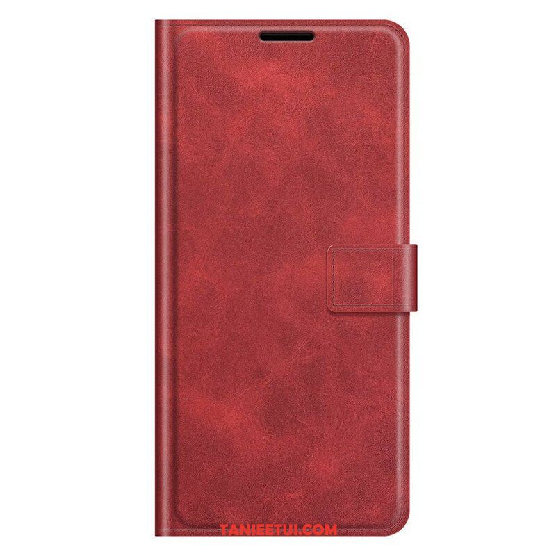 Etui Folio do iPhone 13 Pro Max Smukły Ekstremalny Efekt Skóry