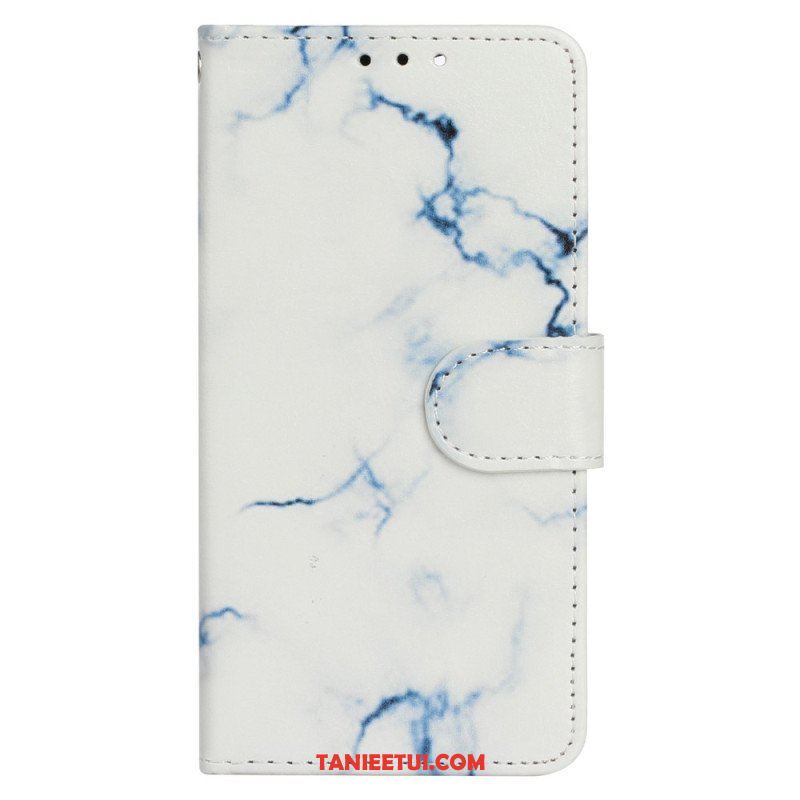 Etui Folio do iPhone 14 Marmur