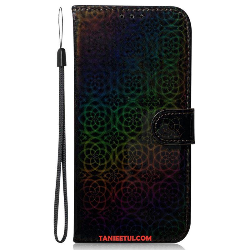 Etui Folio do iPhone 14 Pro Styl Dyskotekowy