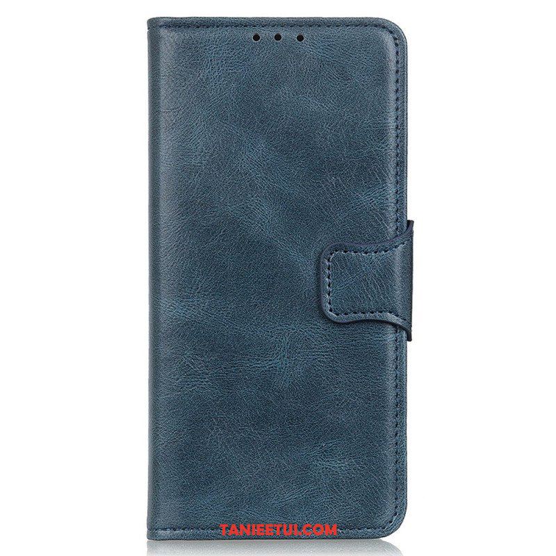 Etui Folio do iPhone 14 Pro Stylowe Skórzane Zapięcie Dwustronne