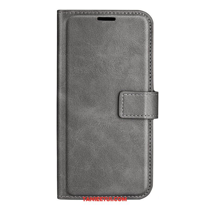 Etui Folio do iPhone 14 Rzemienna Tekstura