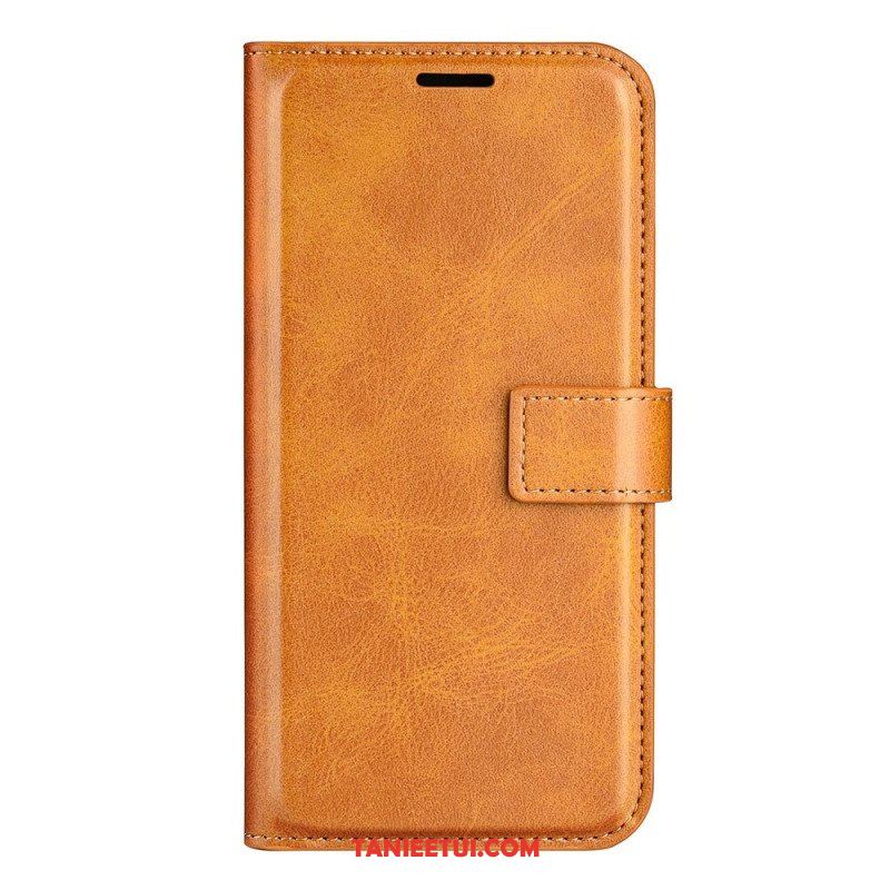 Etui Folio do iPhone 14 Rzemienna Tekstura