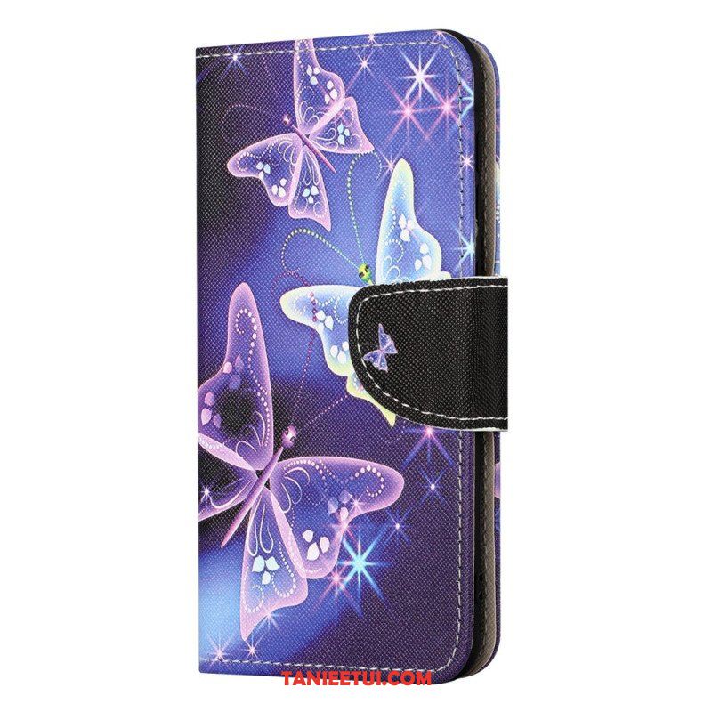 Etui Folio do iPhone 15 Motyle