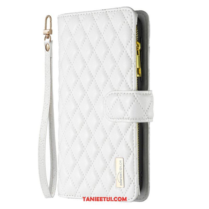 Etui Folio do iPhone 15 Plus Pikowana Binfen Kolor