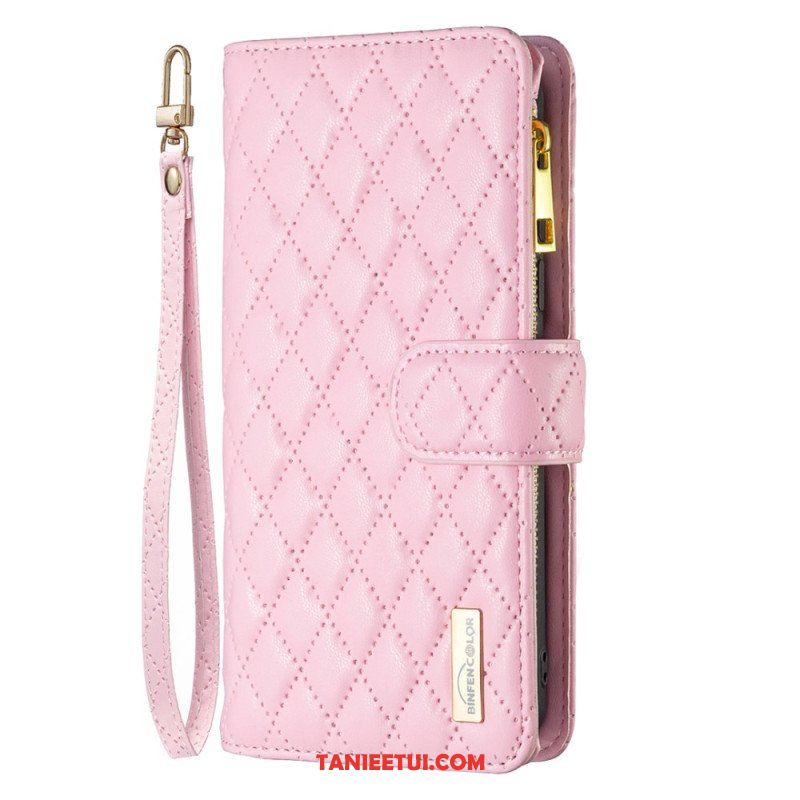 Etui Folio do iPhone 15 Plus Pikowana Binfen Kolor