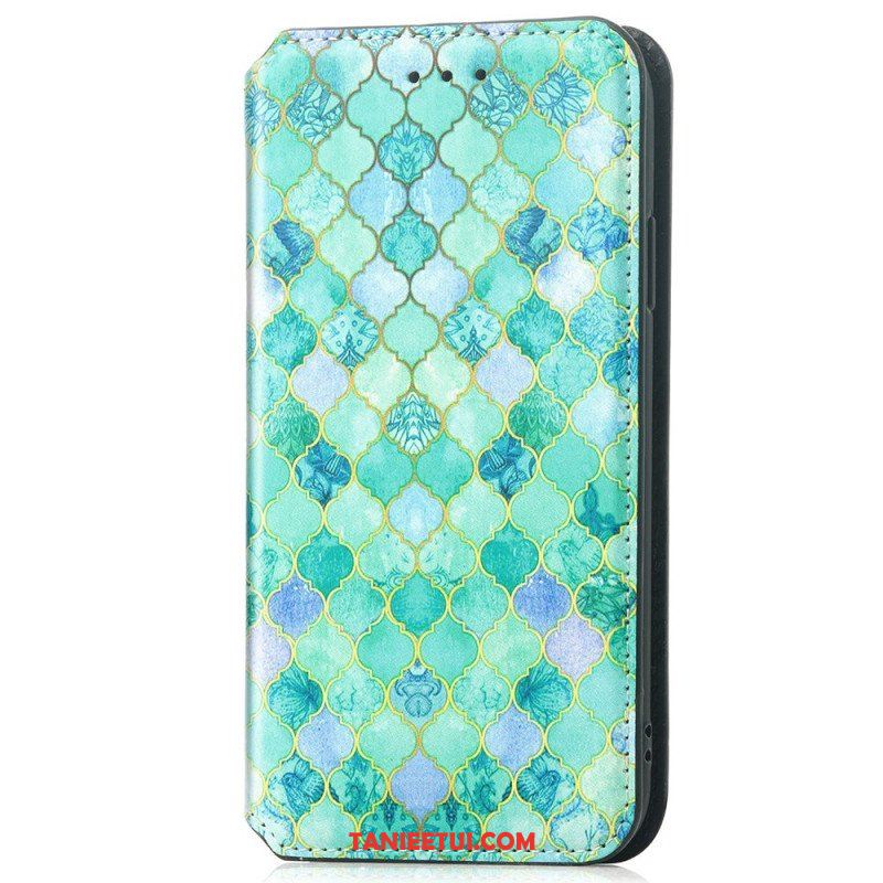 Etui Folio do iPhone 15 Pro Max Wykres Caseneo