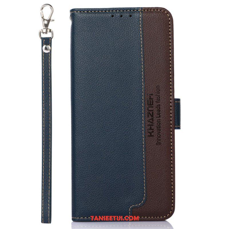 Etui Folio do iPhone 15 Rfid Khazneh