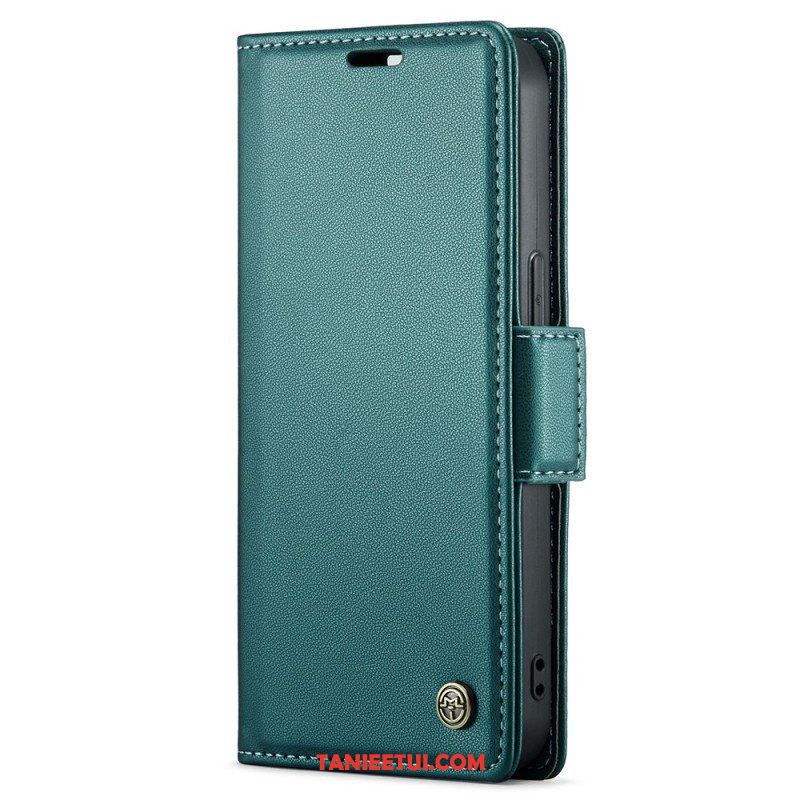 Etui Folio do iPhone 15 Skórzany Styl Caseme