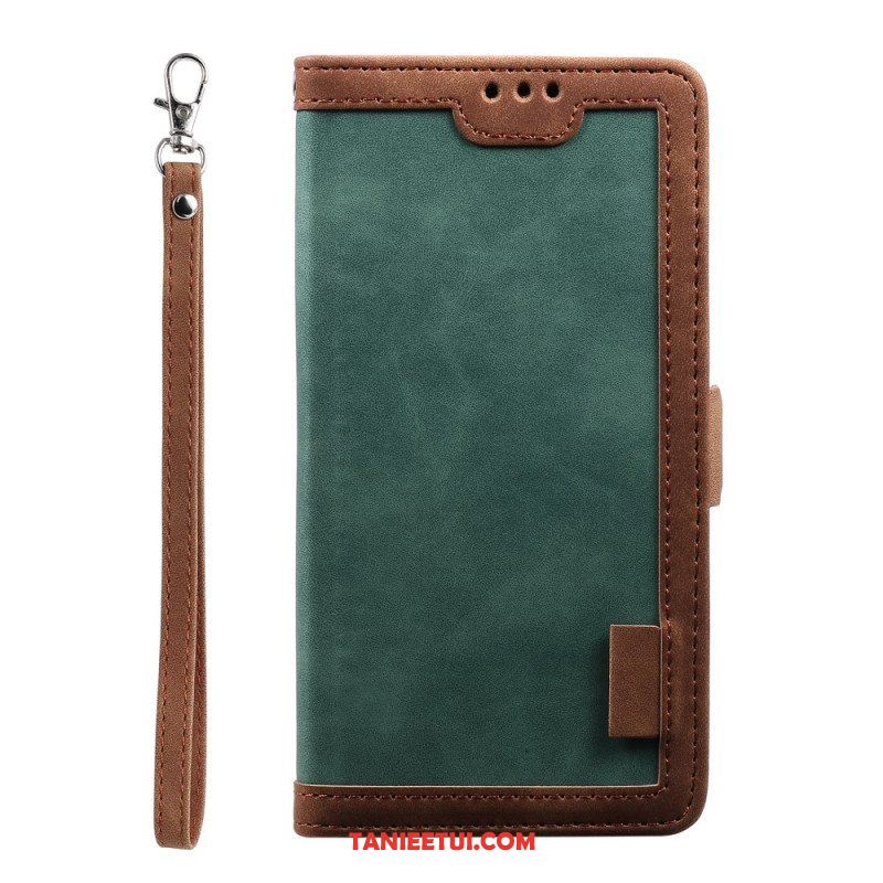 Etui Folio do iPhone 15 Styl Vintage