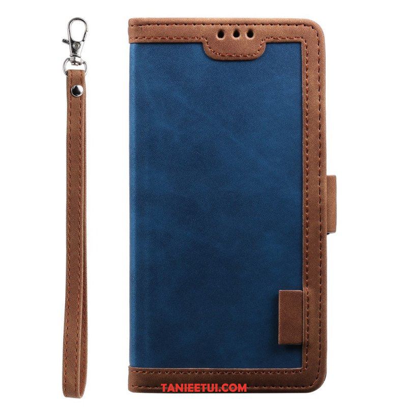 Etui Folio do iPhone 15 Styl Vintage