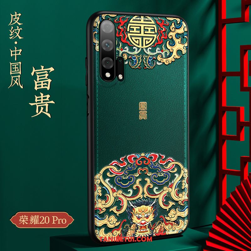 Etui Honor 20 Pro Relief Silikonowe Vintage, Pokrowce Honor 20 Pro Tendencja Chiński Styl Anti-fall