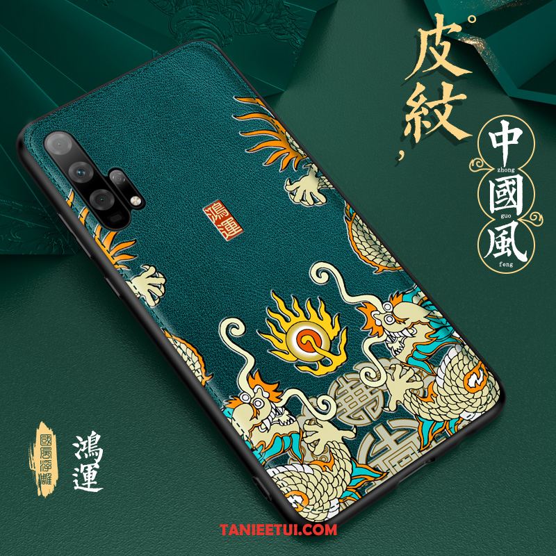 Etui Honor 20 Pro Relief Silikonowe Vintage, Pokrowce Honor 20 Pro Tendencja Chiński Styl Anti-fall