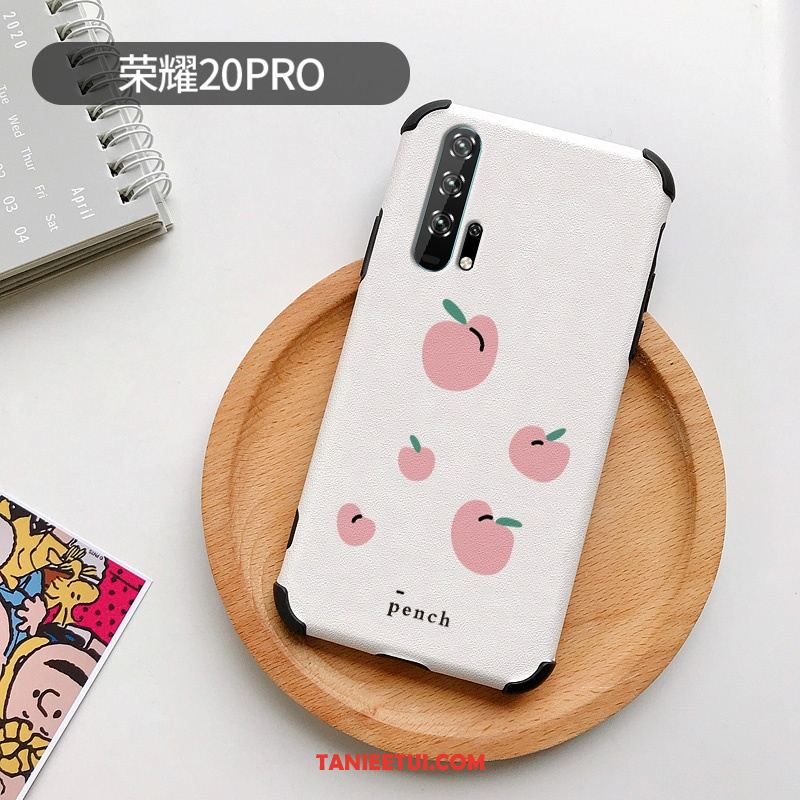 Etui Honor 20 Pro Skórzany Futerał Piękny Ochraniacz, Pokrowce Honor 20 Pro Cytrynowa Moda Telefon Komórkowy