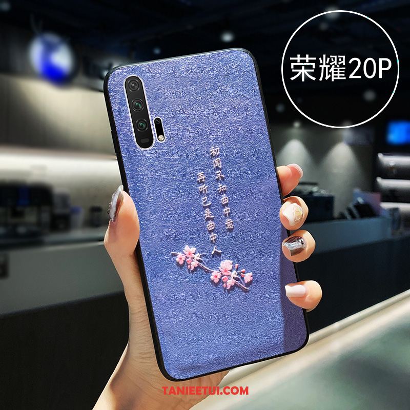 Etui Honor 20 Pro Telefon Komórkowy Jedwab Wzór, Obudowa Honor 20 Pro Anti-fall Miękki Silikonowe