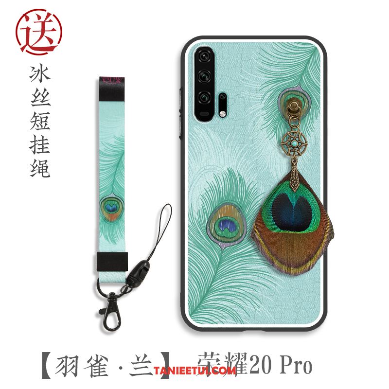 Etui Honor 20 Pro Trudno Pawie Chiński Styl, Futerał Honor 20 Pro Cienkie Nowy Anti-fall