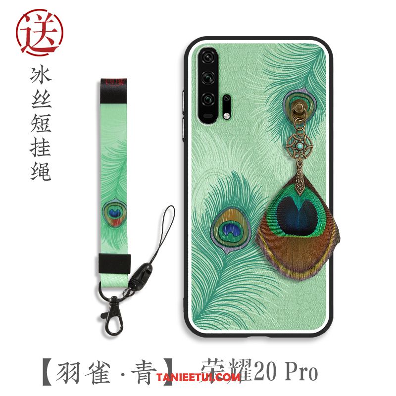 Etui Honor 20 Pro Trudno Pawie Chiński Styl, Futerał Honor 20 Pro Cienkie Nowy Anti-fall