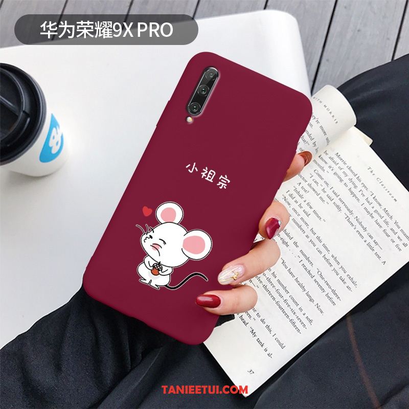 Etui Honor 9x Pro Anti-fall Świeży Ochraniacz, Pokrowce Honor 9x Pro Nubuku Proste Miękki