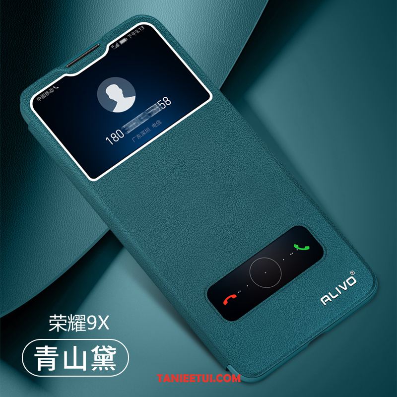 Etui Honor 9x Skórzany Futerał All Inclusive Silikonowe, Pokrowce Honor 9x Telefon Komórkowy Ochraniacz Anti-fall